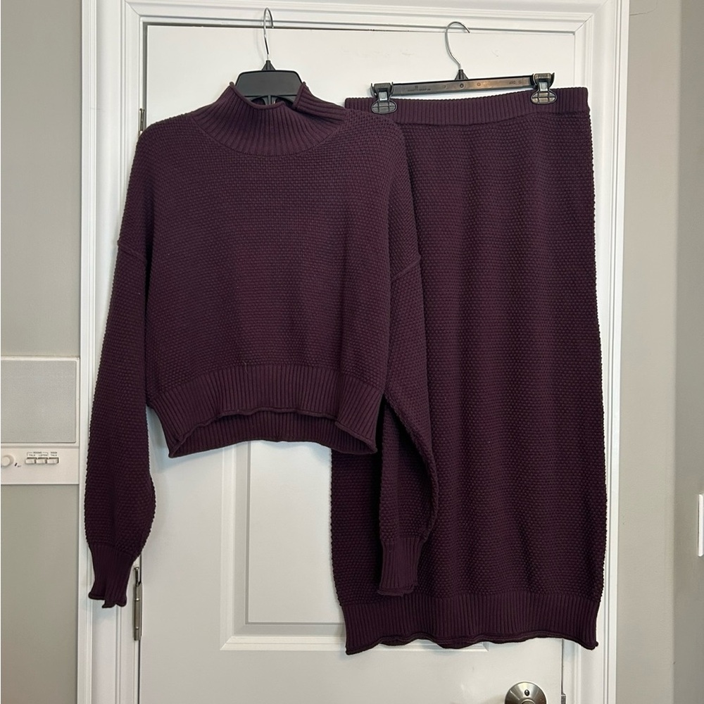 Free People Hailee Skirt Sweater Set - Picture 2 of 5